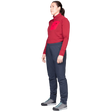 Mountain Equipment Switch Women's Pant in Cosmos - front view showing windproof 20D RS Nylon outer and Octayarn warp-knit lining