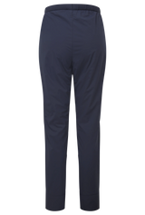 Mountain Equipment Switch Women's Pant in Cosmos - side view showing low volume waistband with drawcord and low bulk hem