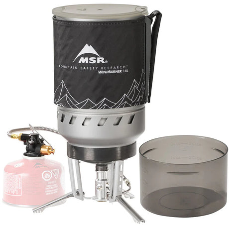 MSRMSR WindBurner Duo 1.8L Camping Stove System - Windproof 2-Person Backpacking Stove NZOutdoor Action