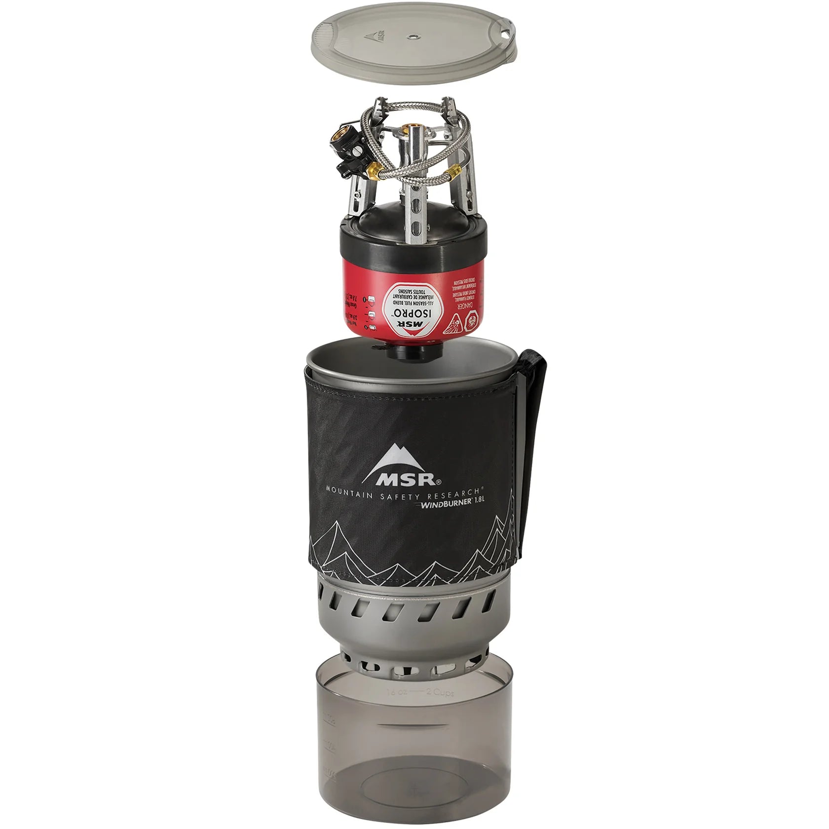 MSRMSR WindBurner Duo 1.8L Camping Stove System - Windproof 2-Person Backpacking Stove NZOutdoor Action