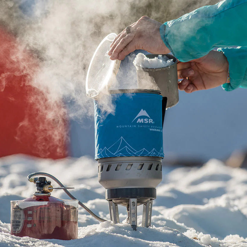 MSRMSR WindBurner Duo 1.8L Camping Stove System - Windproof 2-Person Backpacking Stove NZOutdoor Action