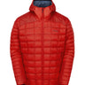 Rab Women's Mythic Alpine Light Down Jacket Outdoor Action Watermelon- front