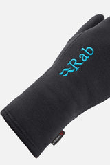 Rab Women's Power Stretch Contact Grip Glove Outdoor Action Black- pair