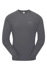 Rab Men's Conduit Crew in Beluga - Flat