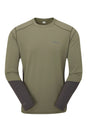 Rab Men's Conduit Crew in Light Khaki - Flat