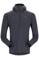 Rab Men's Conduit Hoody in Beluga - Flat