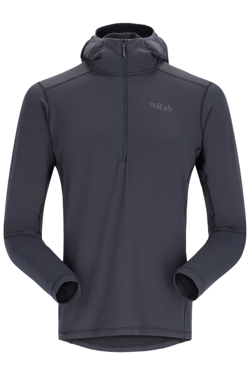 Rab Men's Conduit Hoody in Beluga - Flat