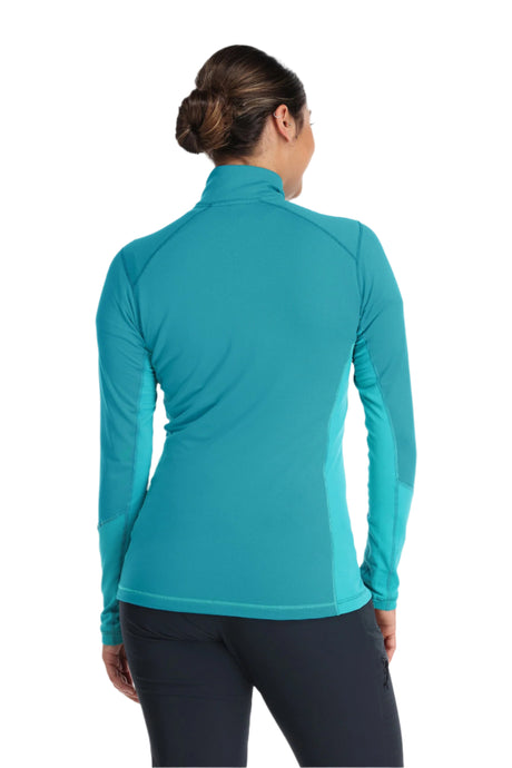 Rab Women's Conduit Pull-On in Ultramarine (styling reference) - Worn Back