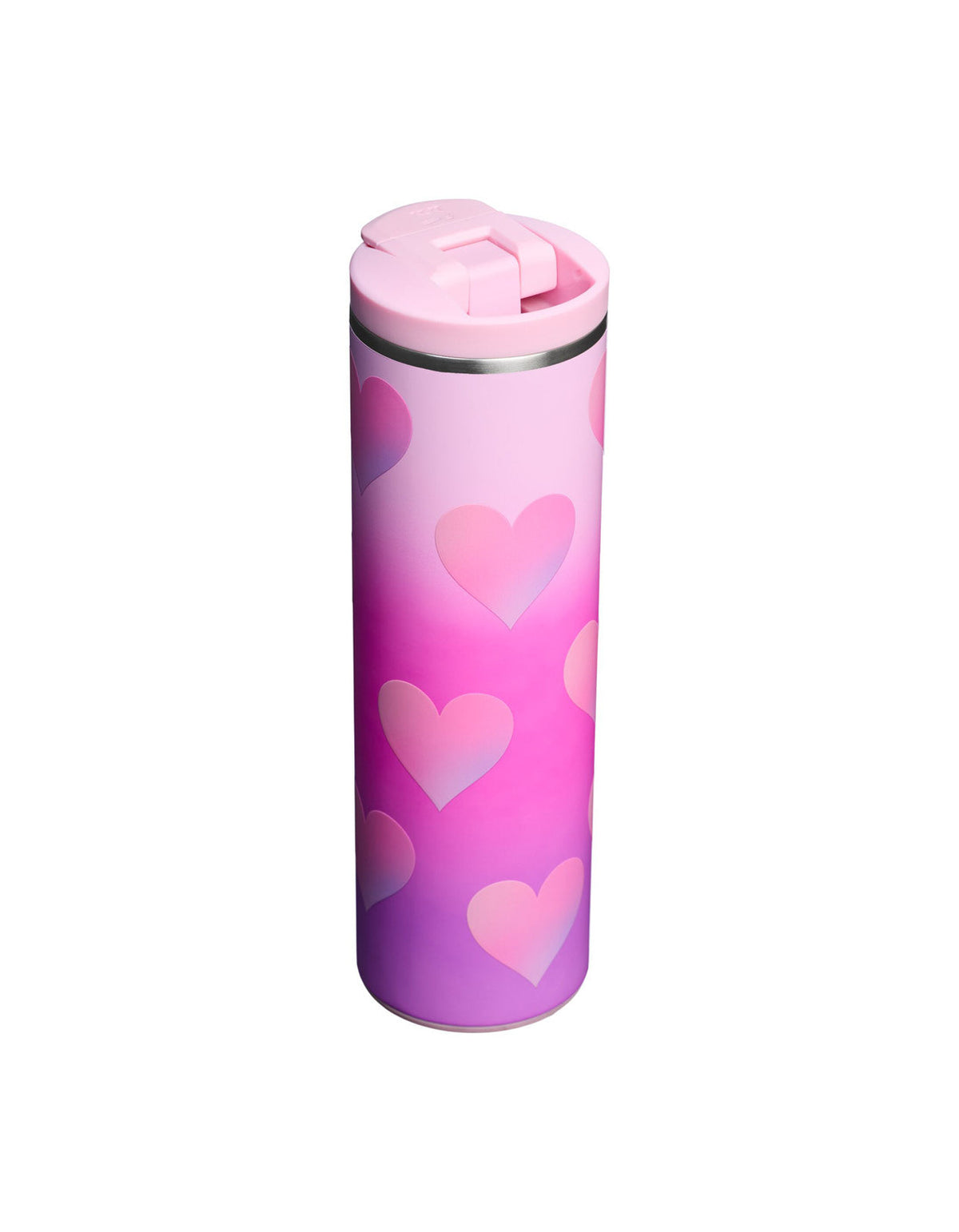 Stanley Heart Gradient Transit Flip Top Mug 0.47 L in Powder Pink Heart Gradient - product view 2
