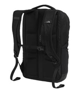 The North Face Lichen Daypack 28L - back panel view showing ACA-certified articulated shoulder straps and rounded back panel