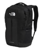 The North Face Lichen Daypack 28L - lifestyle shot showing 600D recycled polyester construction, reflective details and adjustable sternum strap