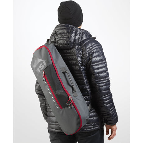 MSR Snowshoe Bag in Black - carried