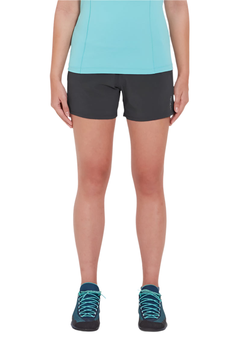 Rab Women's Momentum Shorts Outdoor Action