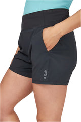 Rab Women's Momentum Shorts Outdoor Action