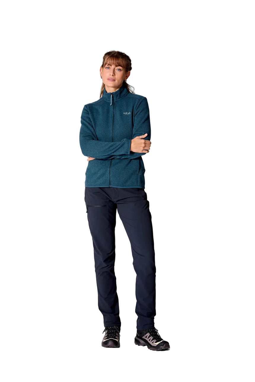Rab Women's Ryvoan Jacket in Tempest Blue - worn, front (full body)