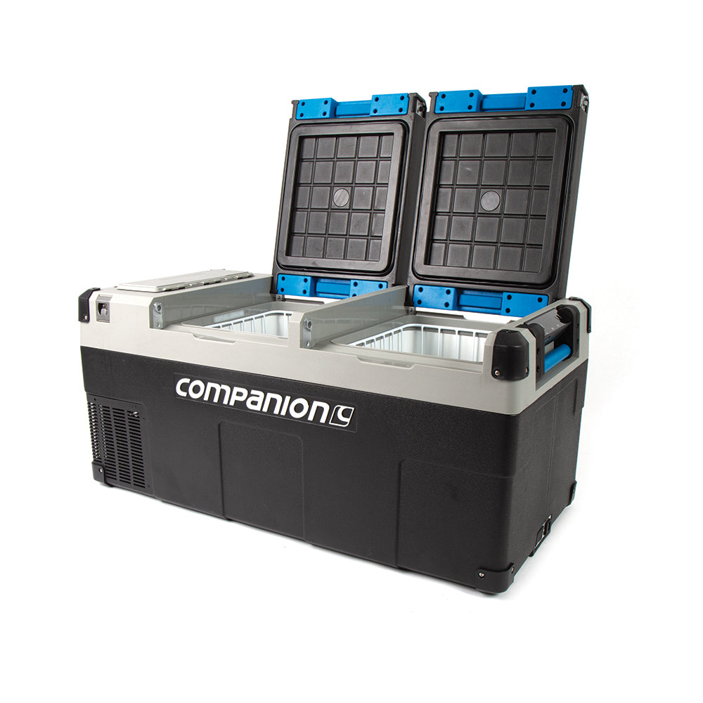 CompanionCompanion Lithium 75L Dual Zone Rechargeable Fridge/FreezerOutdoor Action