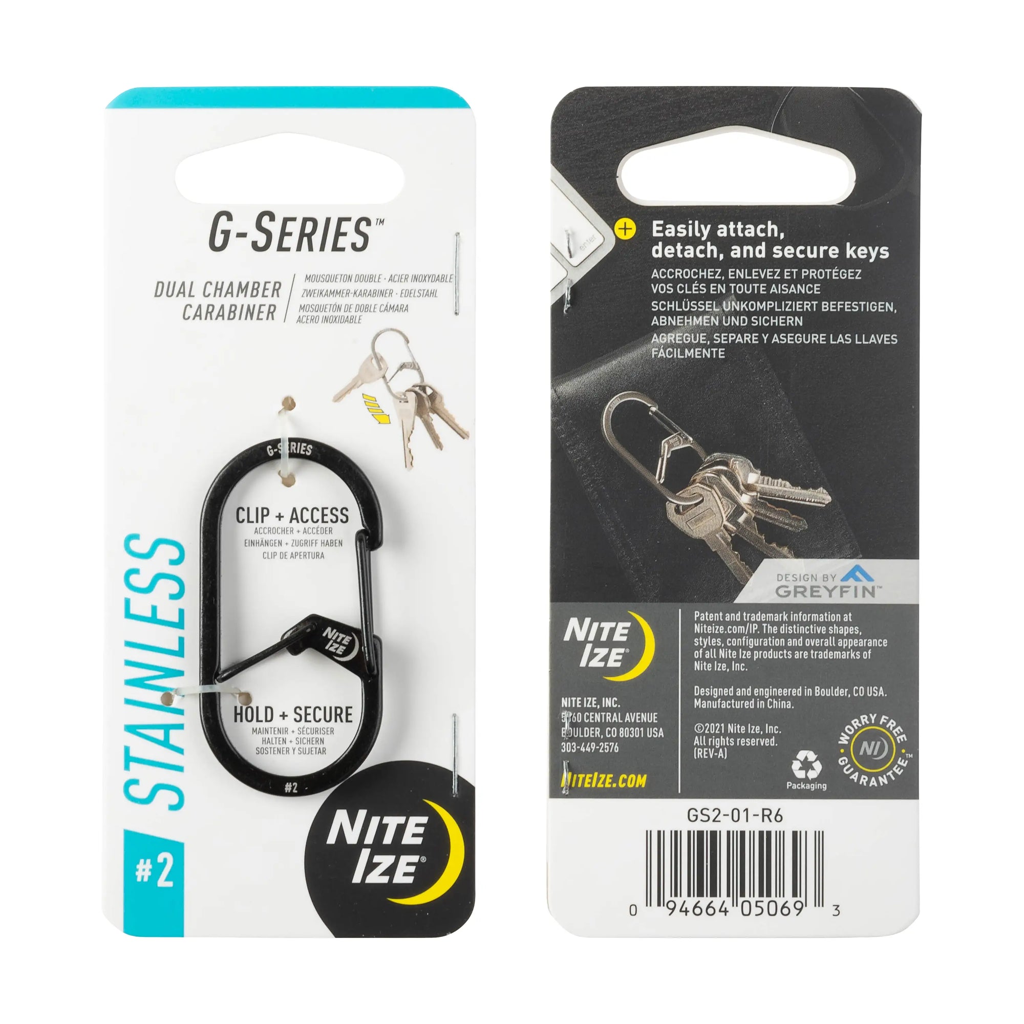 Nite IzeNite Ize G-Series Dual Chamber CarabinerOutdoor Action