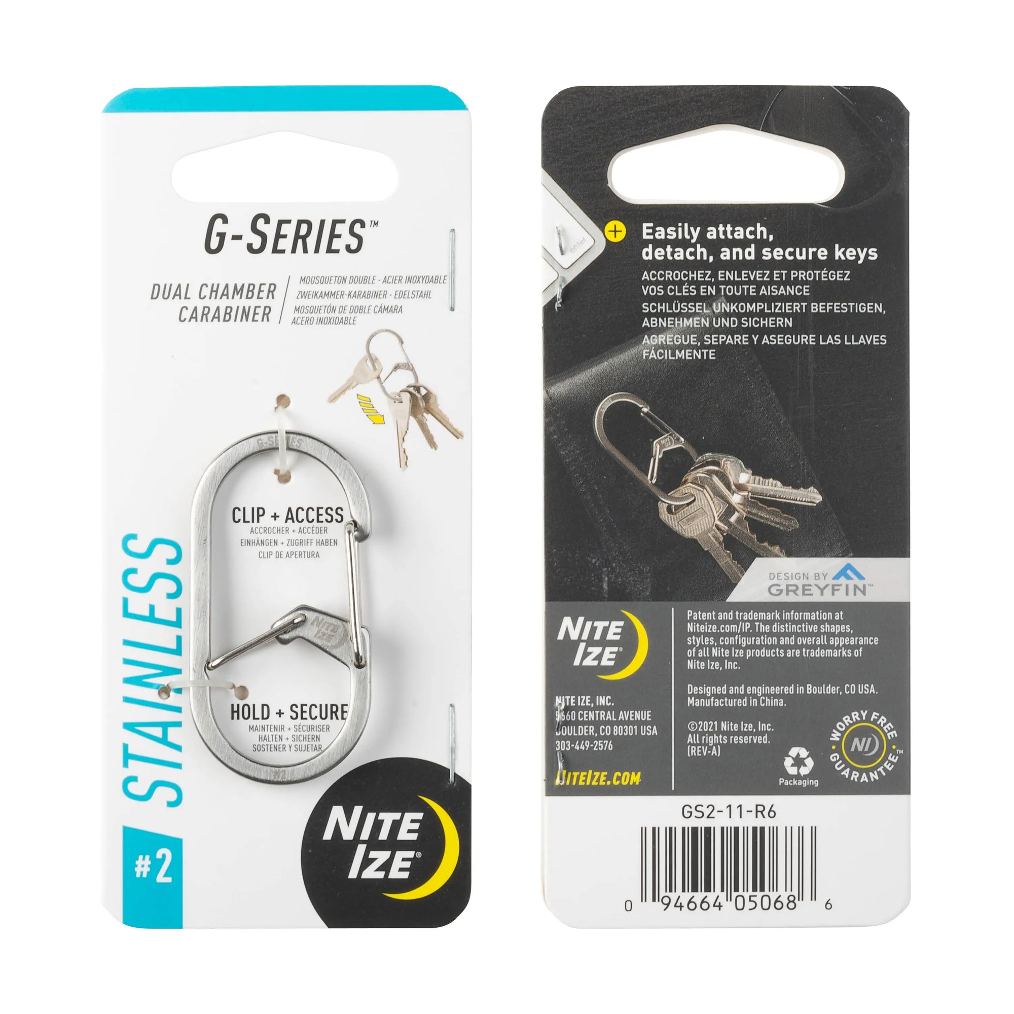 Nite IzeNite Ize G-Series Dual Chamber CarabinerOutdoor Action