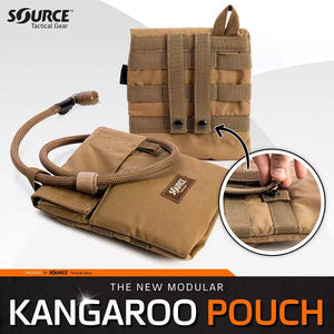 SourceSource Kangaroo 1L Collapsible Canteen with PouchOutdoor Action