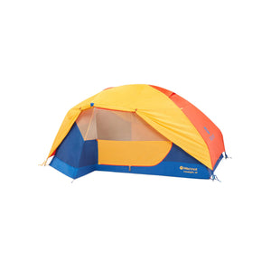 Marmot Limelight 2P Tent front with door fabric Solar/Sun Red