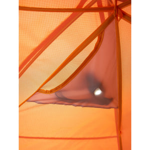 Marmot Tungsten 2P Tent interior close up Solar/Red Sun