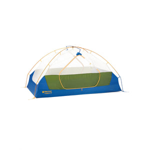 Marmot Tungsten 2P Tent front with no fly Foliage/Dark Azure