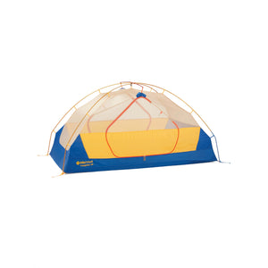 Marmot Tungsten 3P Tent back with no fly Solar/Red Sun