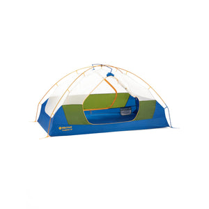 Marmot Tungsten 3P Tent front  with no fly Foliage/Dark Azure 