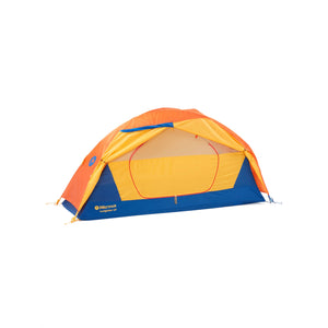 Marmot Tungsten 1P Tent front with no door cover Solar/Red Sun