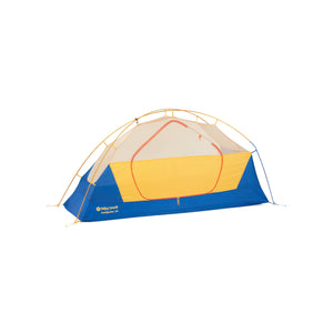 Marmot Tungsten 1P Tent back with no fly Solar/Red Sun