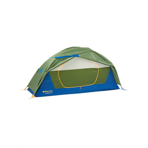 Marmot Tungsten 1P Tent front with no door cover Foliage/Dark Azure