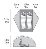 MSR FreeLite™ 2-Person Ultralight Backpacking Tent Outdoor Action- Tent Details