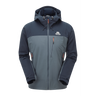 Mountain Equipment Mission Softshell Jacket in Ombre Blue/Cosmos - Front Flat