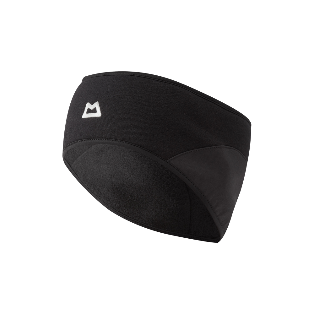 Mountain Equipment Powerstretch Headband in Black - Side Product Shot