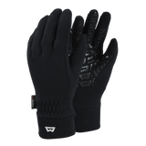 Mountain Equipment Touch Screen Grip Women's Gloves in Black - Front Product Shot