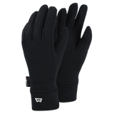 Mountain Equipment Touch Screen Women's Gloves in Black - Front Product Shot