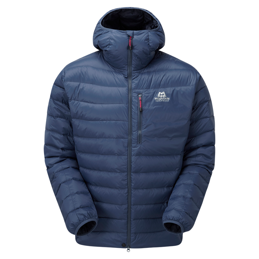 Mountain Equipment Frostline Men's Down Jacket Outdoor Action Denim Blue- Front