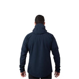 Mountain Equipment Odyssey Waterproof Jacket Outdoor Action Medieval Blue- back fit