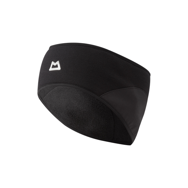 Mountain Equipment Powerstretch Headband Outdoor Action Black- Side
