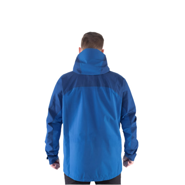 Mountain Equipment Rupal GORE-TEX Men's Jacket Outdoor Action Light Ocean- Back fit