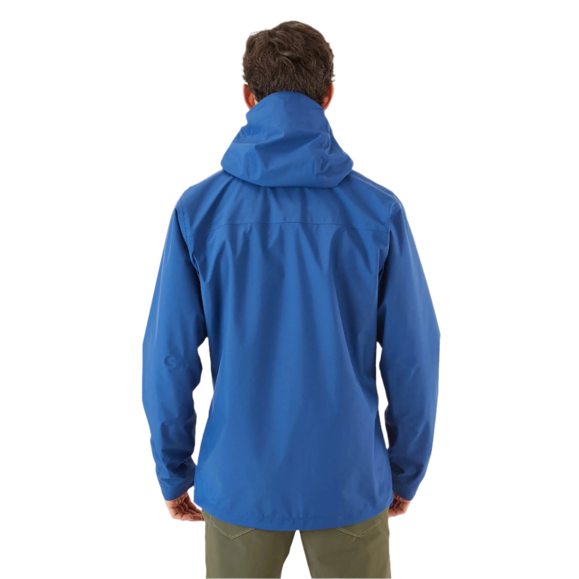 Rab Men's Arc Eco Waterproof Jacket in Nightfall Blue (Reference) - Back Worn