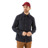 Rab Men's Boundary Brushed Cotton Shirt in Ebony - front