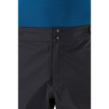 Rab Men's Kangri GORE-TEX Pants in Black - Front Fly Detail