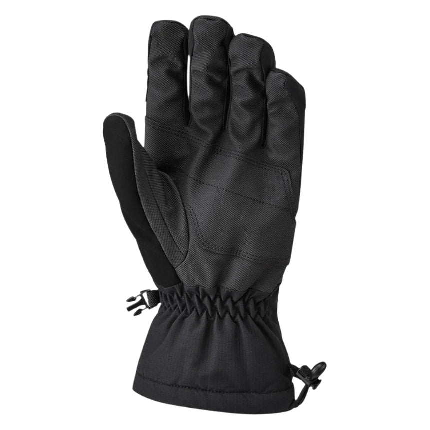 Rab Men's Storm Waterproof Gloves in Black - front, cuff detail