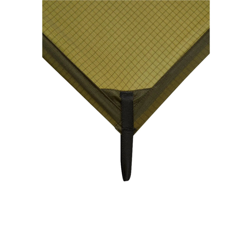 Rab Siltarp 2 in Olive - corner reinforcement detail