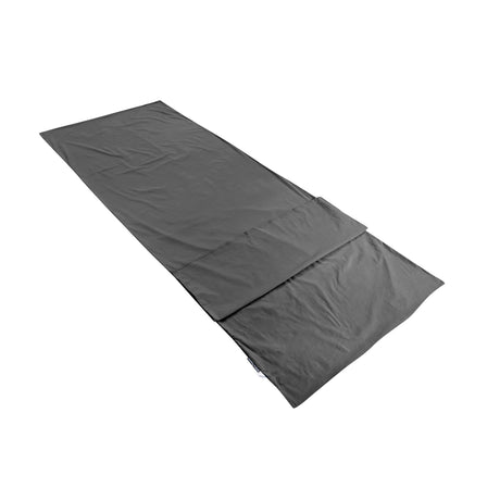 Rab Traveller Cotton Sleeping Bag Liner in Slate - Flat Lay