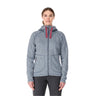 Rab Women's Amy Hoody in Bering Sea - Front Worn