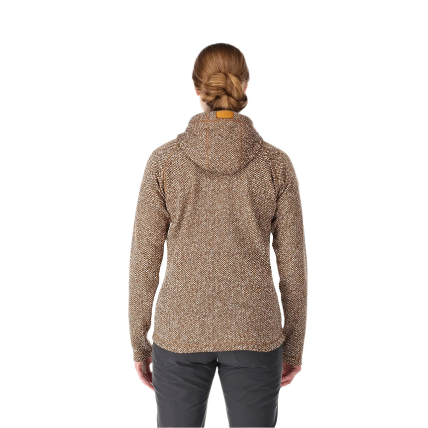 Rab Women's Amy Hoody in Caramel (Reference) - Back Worn