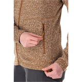 Rab Women's Amy Hoody in Caramel (Reference) - Pocket Detail