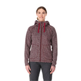 Rab Women's Amy Hoody in Rioja - Front Worn